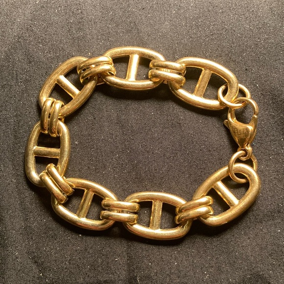 Chunky Gold Chain Bracelet - Picture 1 of 2